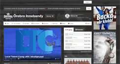 Desktop Screenshot of orebroinnebandy.se